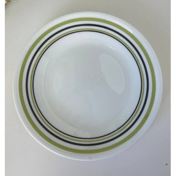 Corelle Garden Sketch Bands by Corning 2 Dinner Plates, 4 B&B Plates, No Bowls - Picture 2 of 6